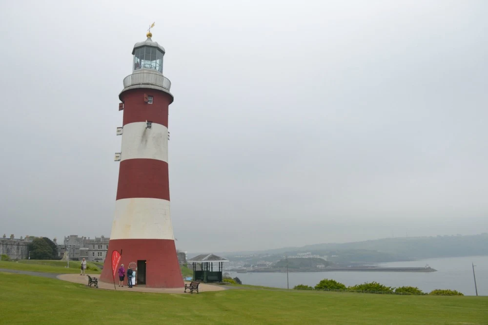 View of Smeaton's Tower on The Hoe Plymouth