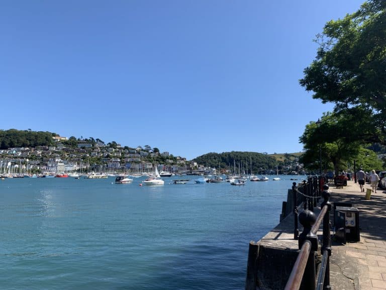 View of the River Dart and Kingswear from Dartmouth