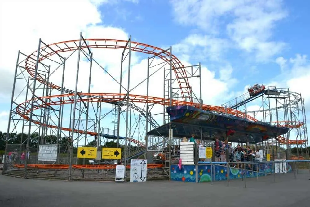 Cosmic Typhoon ride at The Milky Way in North Devon