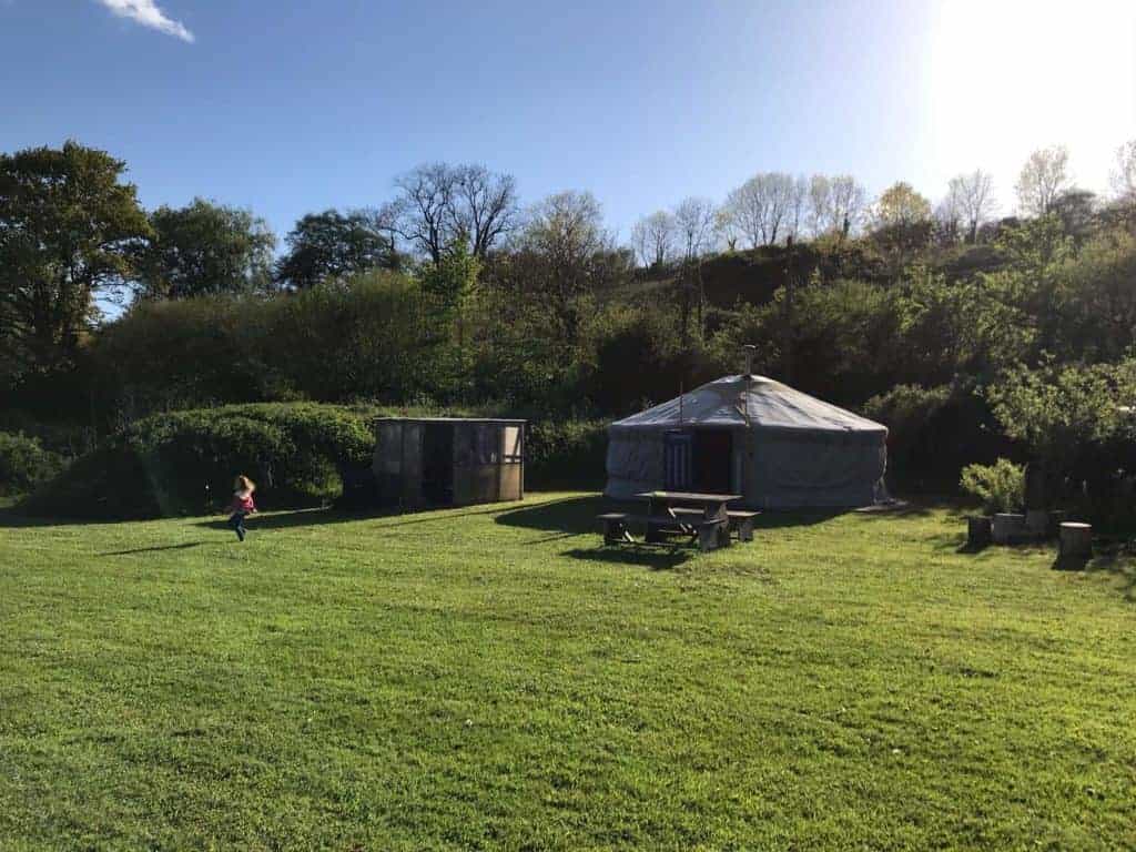 Badger Yurt at Blackdown Yurts in Devon, England