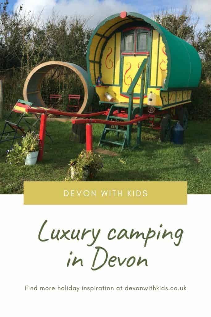 Looking for holidays glamping in Devon? Here are some tried and tested campsites offering luxury camping for families in South West England #glamping #camping #Devon #Devonwithkids #family #holiday #getaway #luxury #tent #hut #England #UK #travel #travelblog #familytravel #ideas #site #park