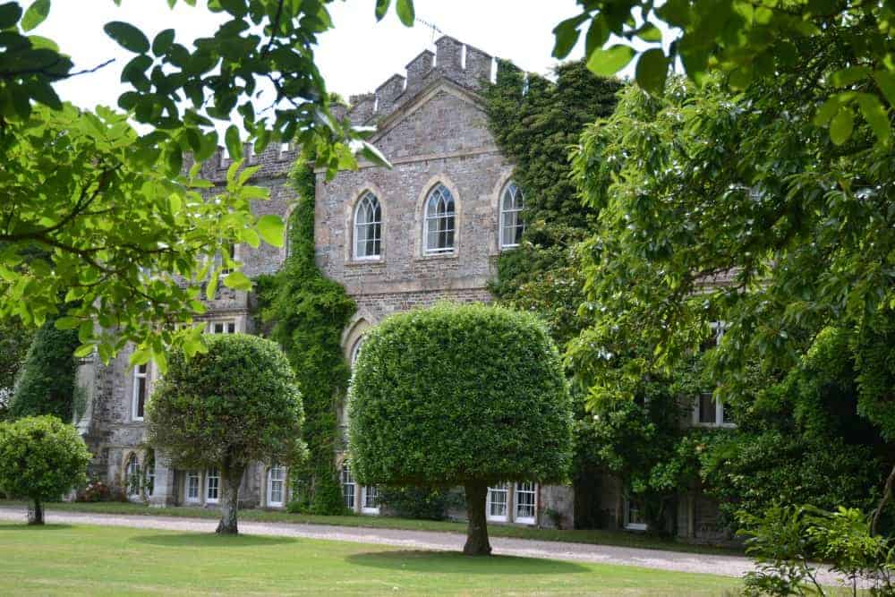 Hartland Abbey county house in North Devon