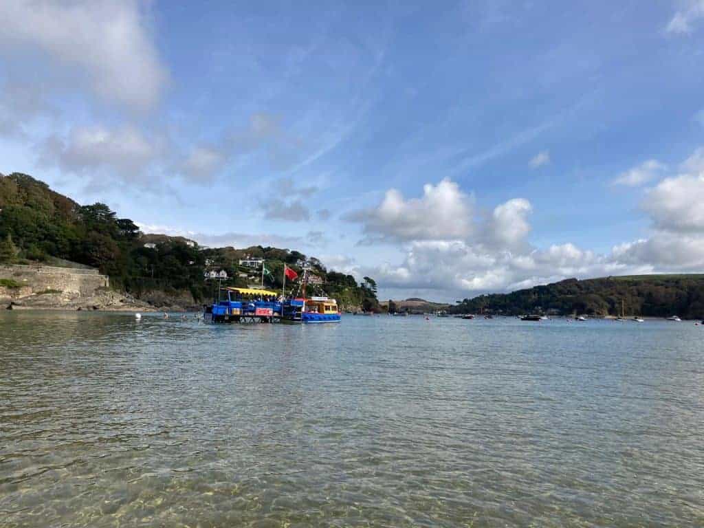 South Sands Ferry at South Sands Beach in South Devon