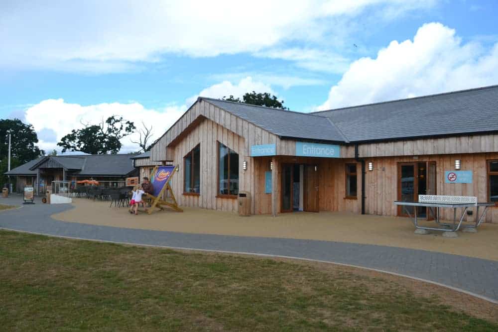 Clubhouse and Reception ar Crealy Meadows campsite in Exeter, Devon