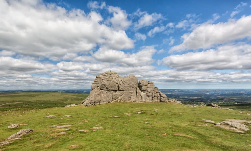 Haytor Rocks on Dartmoor, Devon in south-west England.