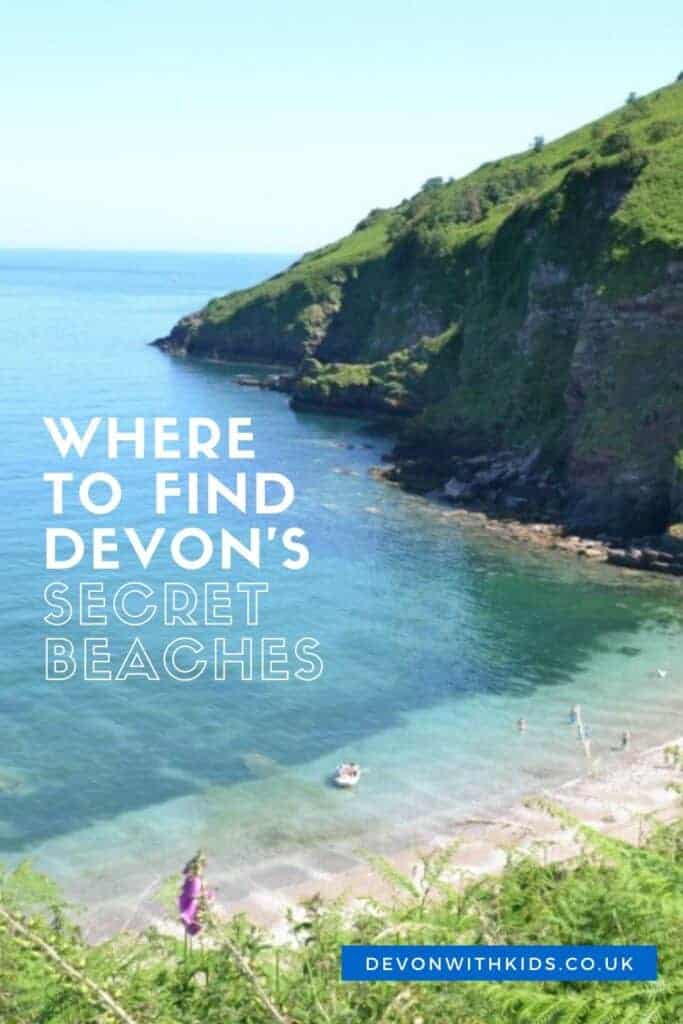 Avoid busy West Country seafronts and try out these hidden beaches in Devon for families. Walking shoes are a must for these gems but the rewards are plenty #beaches #Devon #UK #England #best #family #children #secret #hidden #Devonwithkids 