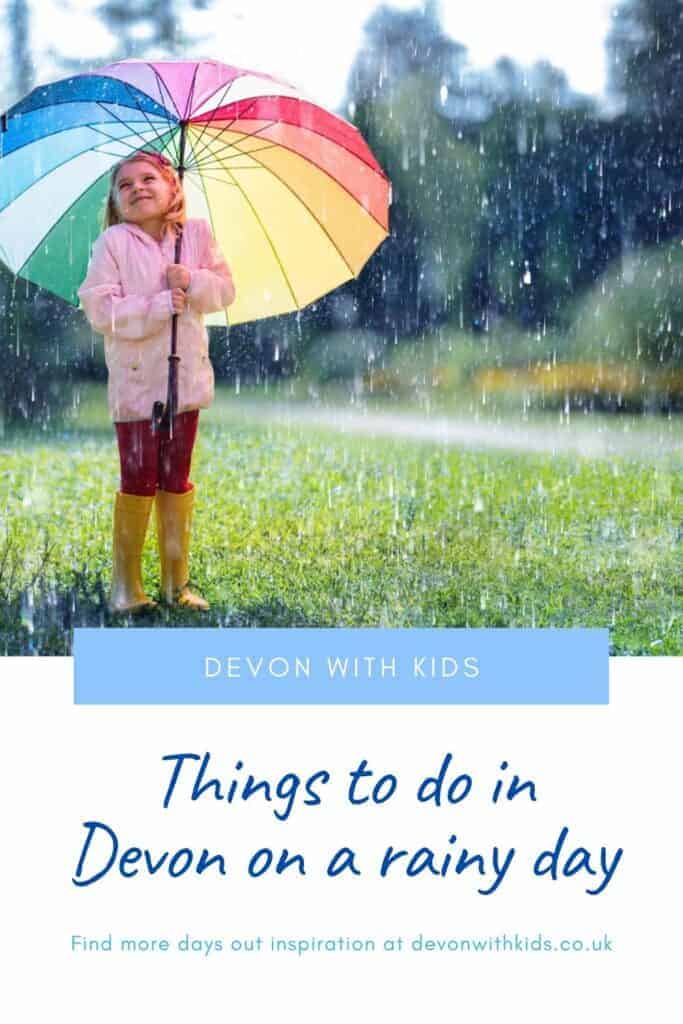 Wet days can be the nemesis of fun, especially on holiday. Luckily the weather doesn't have to stop play. Here's our top things to do in Devon in the rain #Devonwithkids #Devon #England #Uk #wet #weather #rainy #thingstodo #daysout #family #kids #indoors