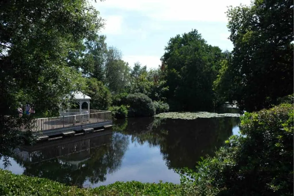 Boating Lake at Canonteign Falls - a Devon waterfall walk