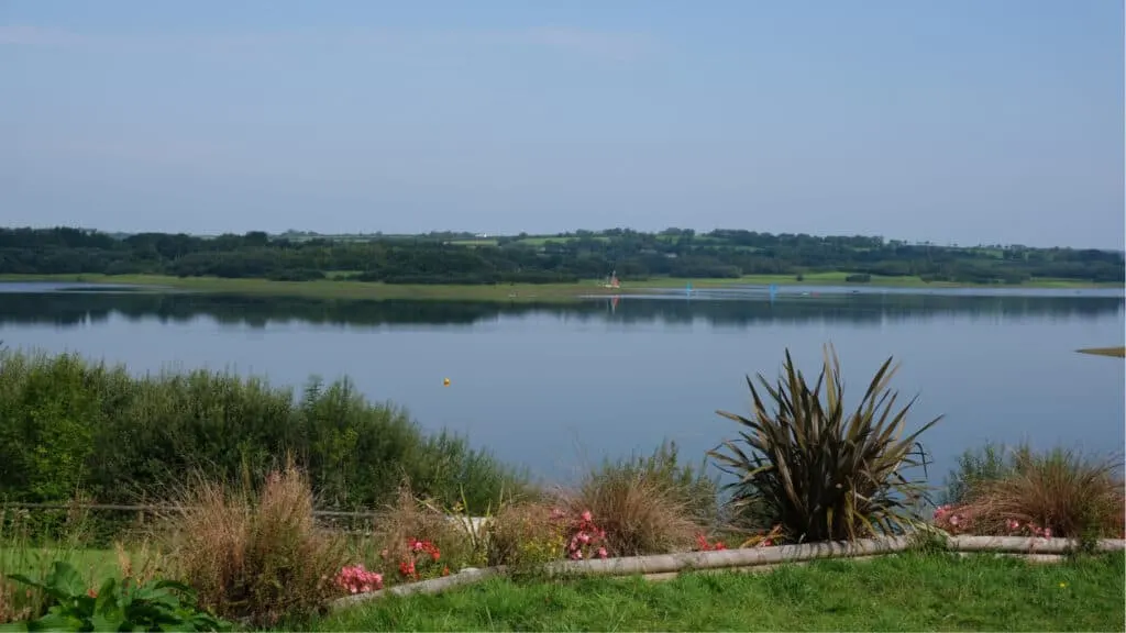 View across Roadford Lake from Visitor Centre
