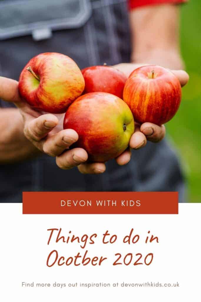 Inspiration for things to do in Devon in October including family events, places to visit and what's on this Halloween and October half term #Devon #England #UK #autumn #October #whatson #travel #thingstodo #family #events #halfterm