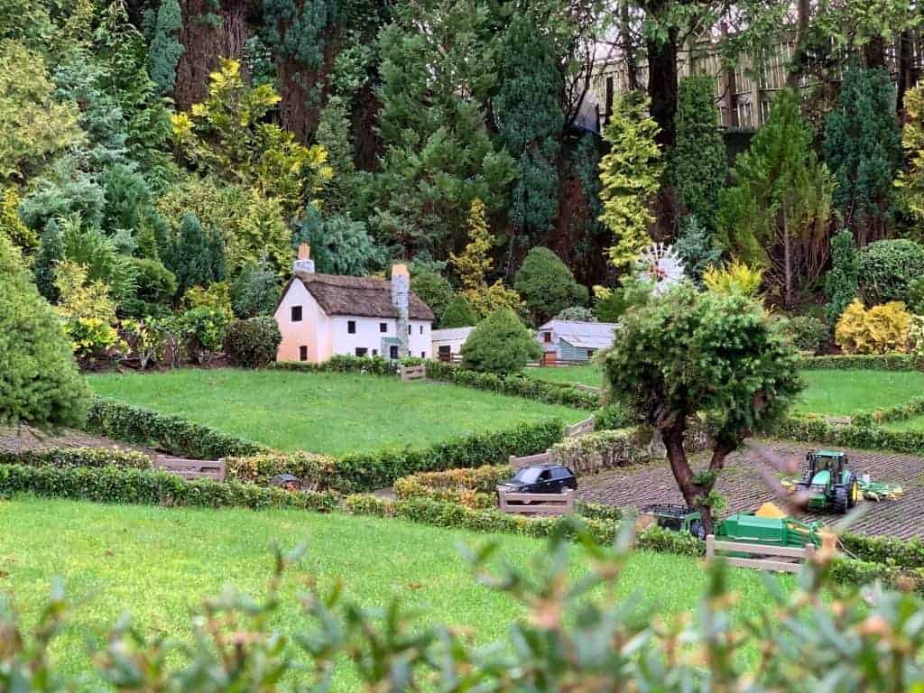 Countryside scene at Babbacombe Model Village