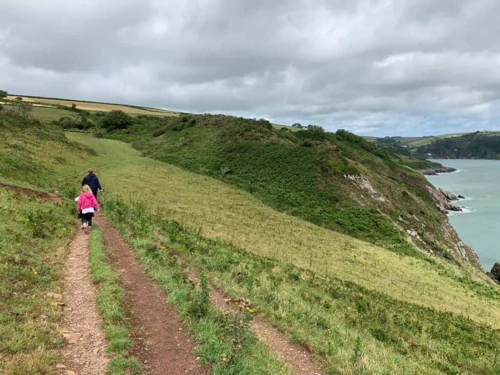 View of Little Dartmouth south west coast path