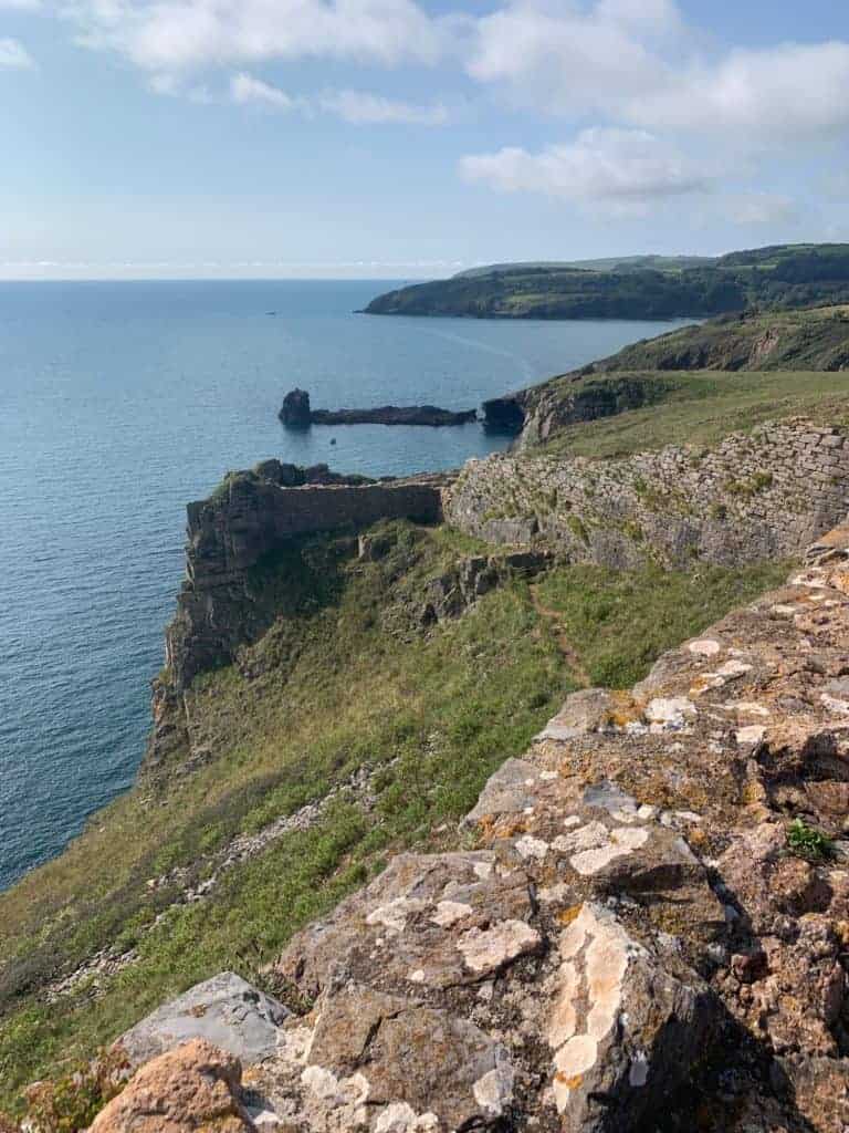 View from Fort 1 at Berry Head south towards Kingswear