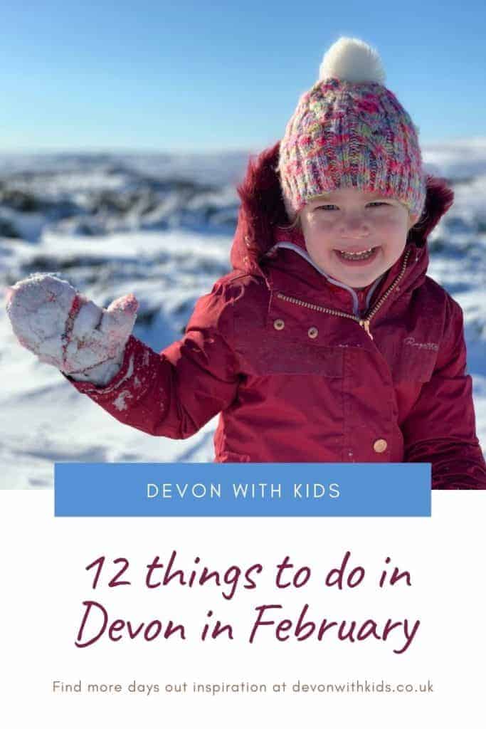 Wondering what to do with your kids in the Febraury school holidays? Check this guide to things to do in Devon in February half term 2021 #spring #Devon #England #holidays #UK #halfterm #activities #thingstodo #family #kids #children #indoor #February #Devonwithkids
