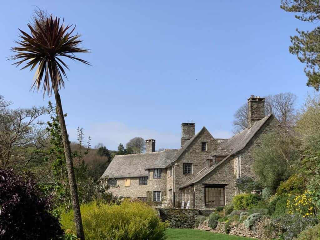 View of Coleton Fishacre house from gardens