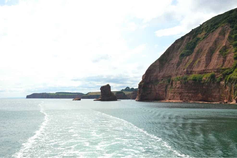 Foto de Ladram Bay de um Stuart Line Cruise Boat trip 