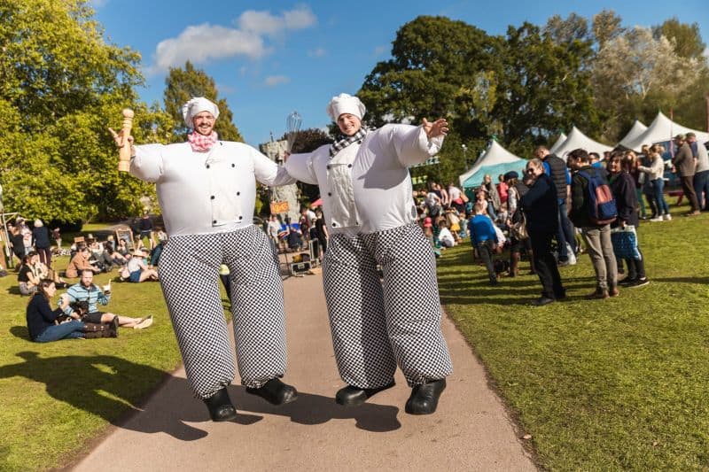 Powderham Food Festival chefs