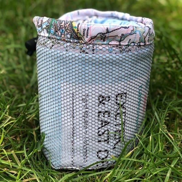 Large OS Exeter, Torbay and East Devon PACMAT® Picnic Blanket in bag on grass