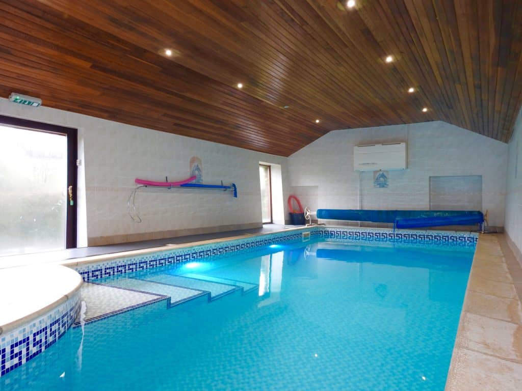 Indoor swimming pool at Nethway Farm