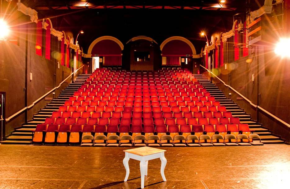 Auditorium seating in Barnfield Theatre