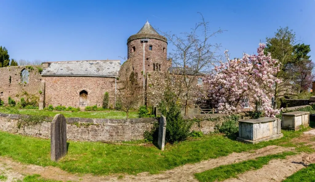 Tiverton Castle in historic Tiverton, Devon