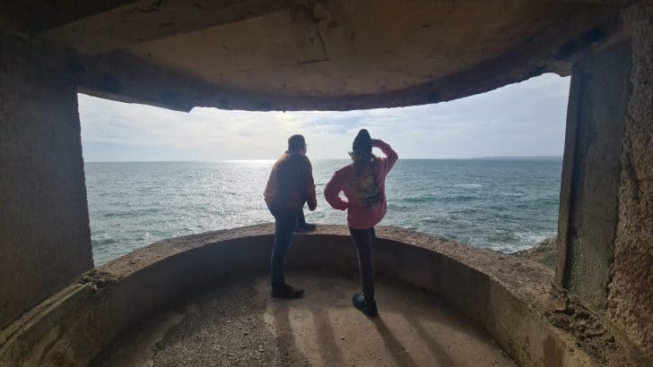 Looking out to sea from Brownstone Battery