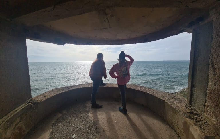 Looking out to sea from Brownstone Battery