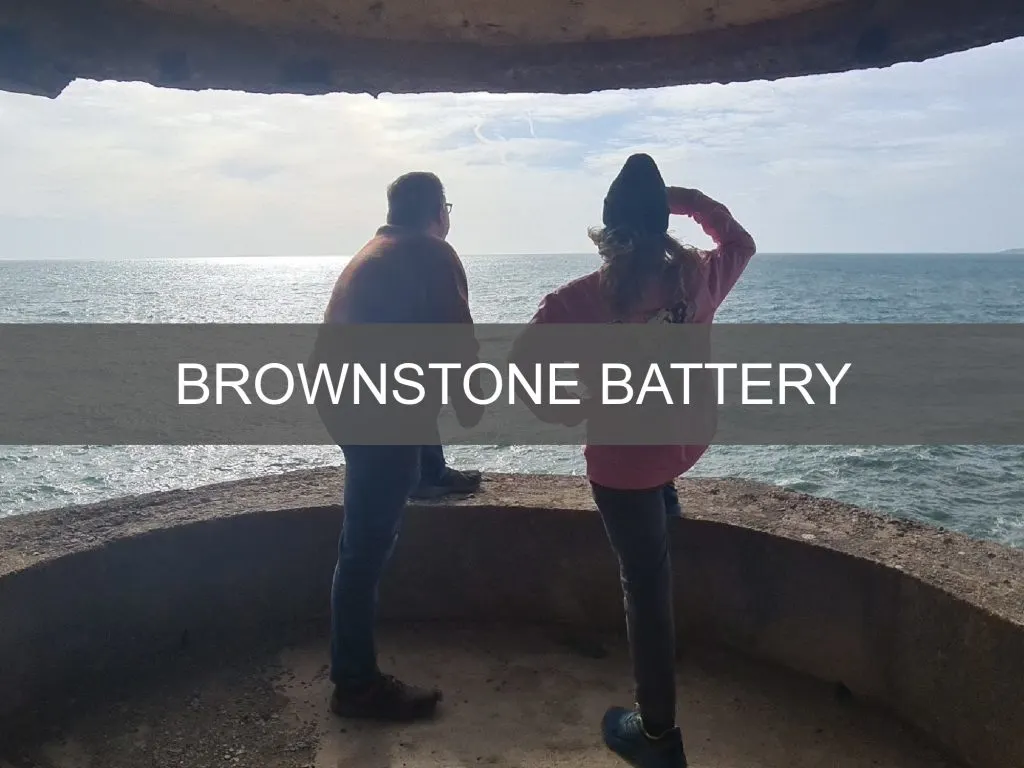 Brownstone Battery button