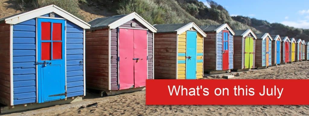 What's on in Devon in July graphic