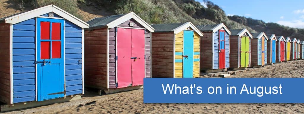 What's on in Devon in August graphic