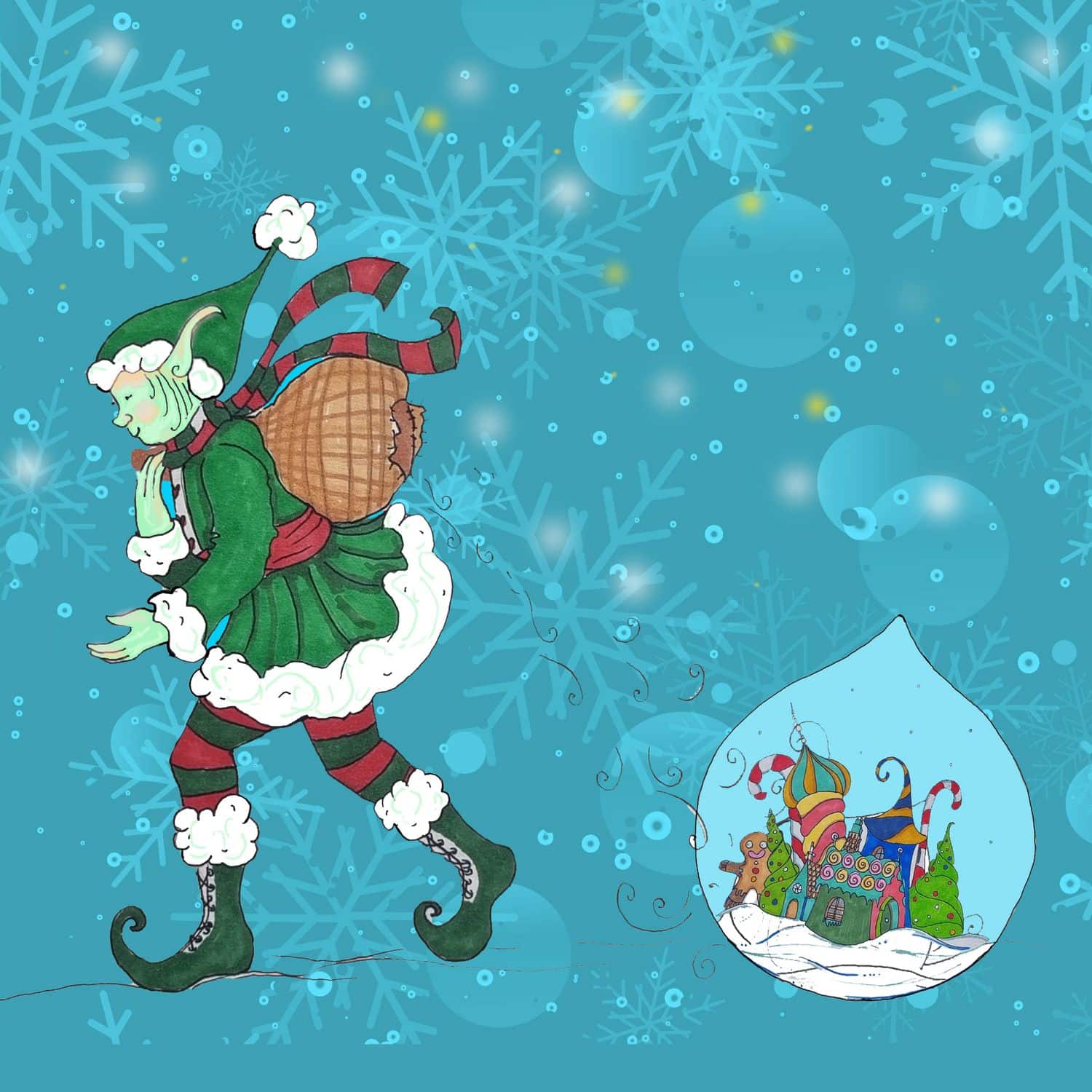 Promotional image for The Elf who lost Christmas show