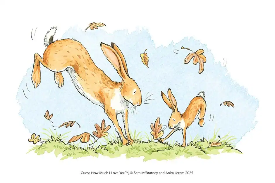Rabbits playing 