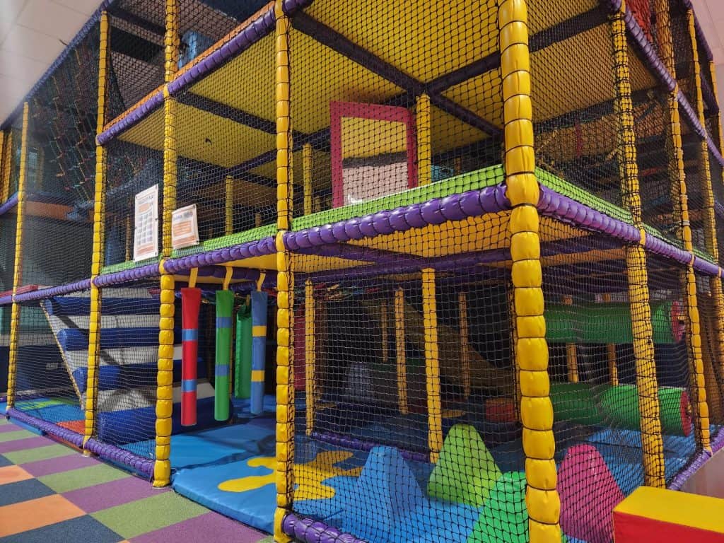 Three tier indoor play ground