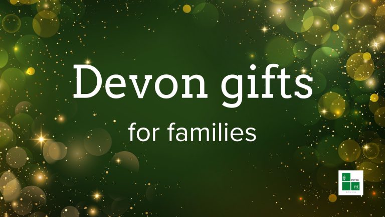 Devon gifts for families graphic