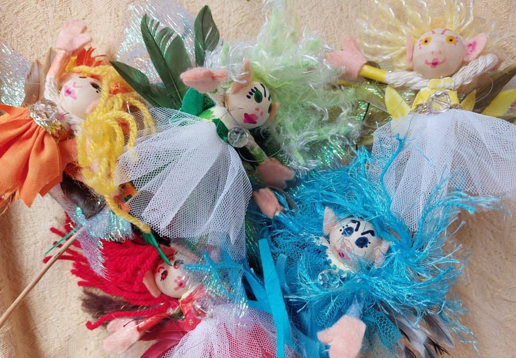 Handmade fairy dolls