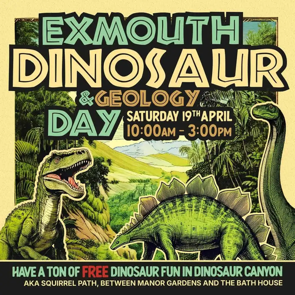 Exmouth Dinosaur Day event poster