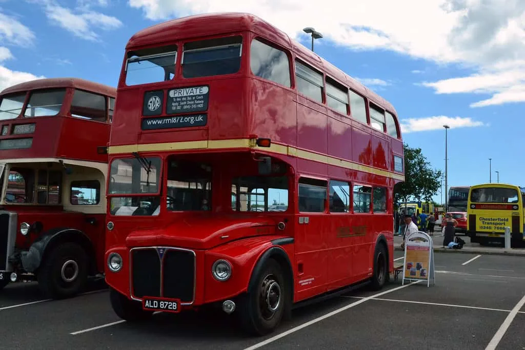 Iconic Routemaster London bus from 1964