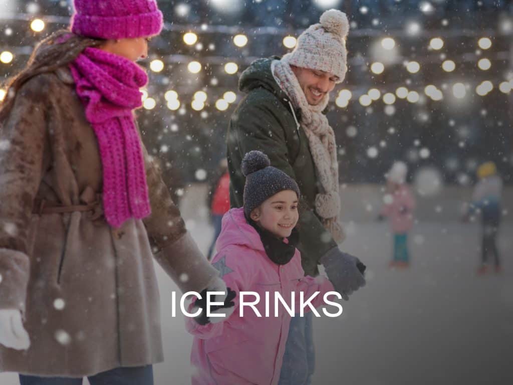 Ice rink events guide button. Click here to find out what's on