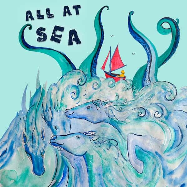 Promotional graphic for the Soapbox Theatre's All At Sea family show
