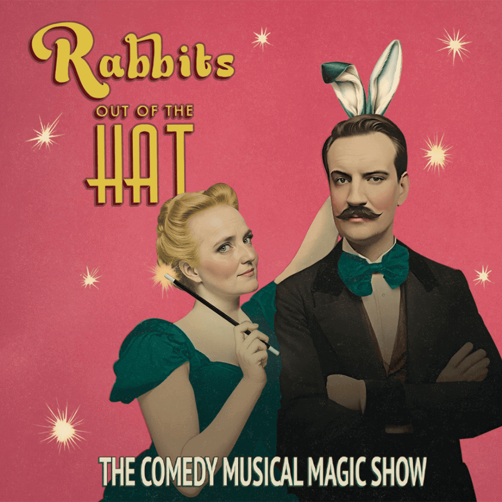 Rabbits out of the hat show poster