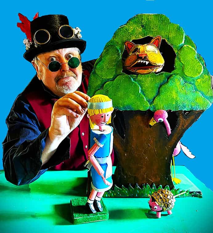 Wonderland puppet show promotion picture