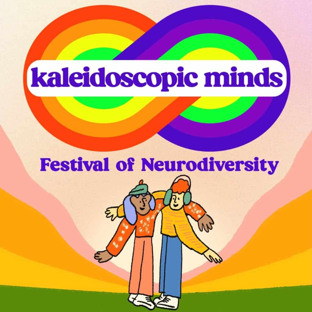 Graphic for the Kaleidoscopic Minds festival at Exeter Phoenix Theatre