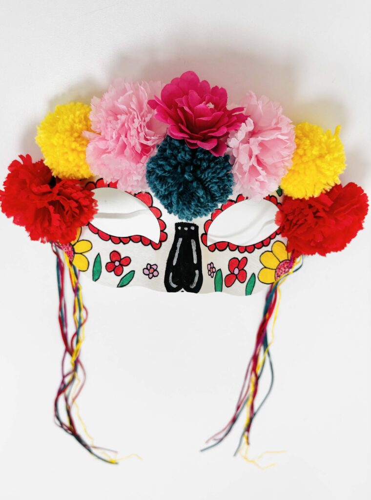 Hand crafted Day of the Dead mask