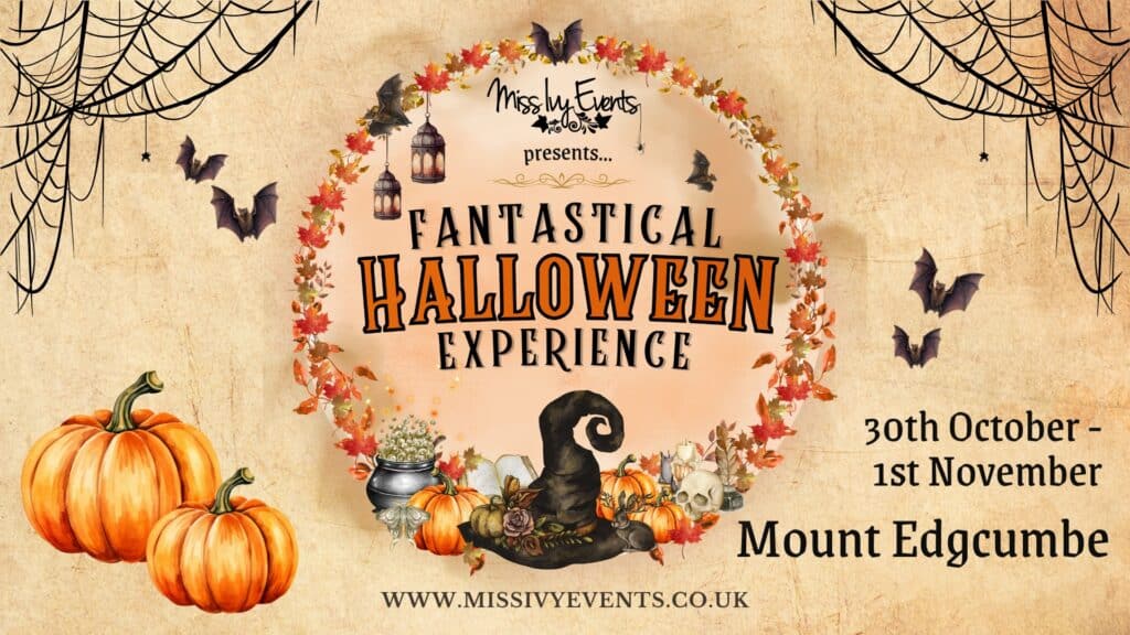 Mount Edgcumbe halloween event graphic