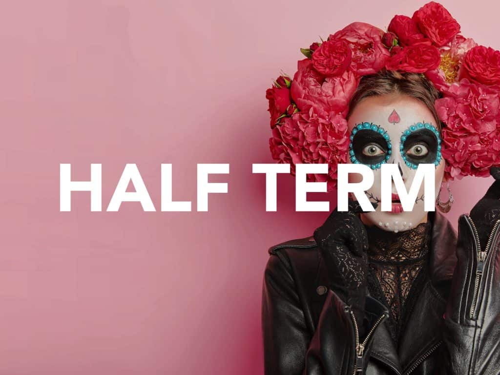 October half term and Halloween event guide button